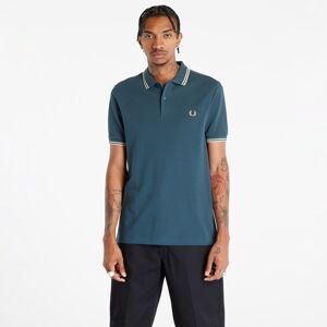FRED PERRY Twin Tipped T-Shirt Petrol Blue