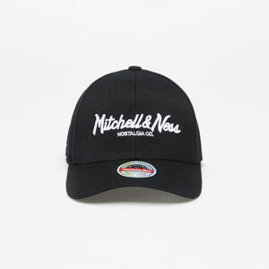 Mitchell & Ness Branded Pinscript Classic Snapback Black