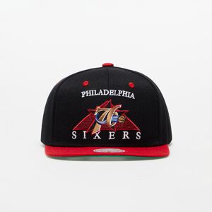 Mitchell & Ness Monument Snapback Sixers Black / Red