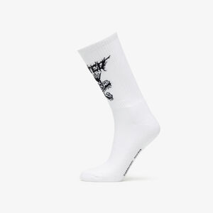 Wasted Paris Socks Exit White