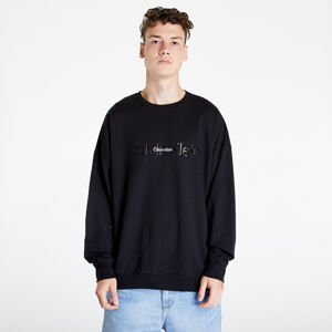 Calvin Klein Emb Icon Lounge Long Sleeve Sweatshirt Black