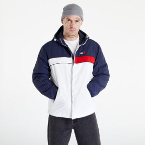 TOMMY JEANS Color Block Padded Jacket White