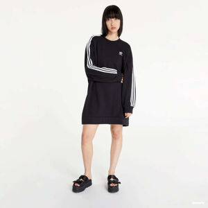 adidas Originals Adicolor Classics Long Sleeve Sweatshirt Dress Black
