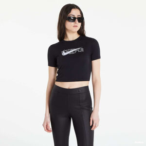 Nike Sportswear Swoosh Crop Top Black