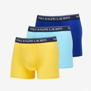 Polo Ralph Lauren Stretch Cotton Boxer 3-Pack Blue/ Yellow/ Turquoise