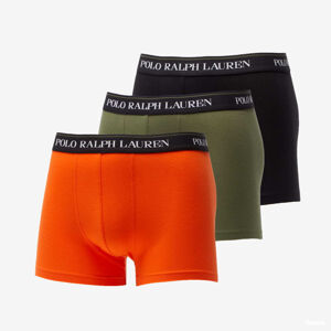 Polo Ralph Lauren Stretch Cotton Boxer 3-Pack Green/ Black/ Orange