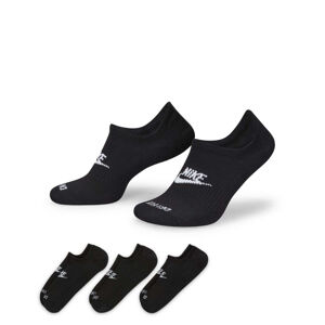 Nike Everyday Plus Cushioned Footie Socks Black/ White