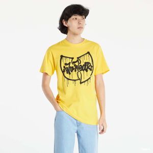 Urban Classics Wu Wear Dripping Logo Tee Yellow