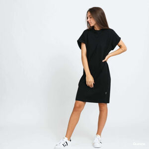 Urban Classics Ladies Organic Cotton Cut On Sleeve Tee Dress Black