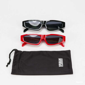 Urban Classics Sunglasses Lakkada 2-Pack Black/ Red