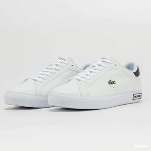 LACOSTE W Powercourt Leather White/ Dk Green