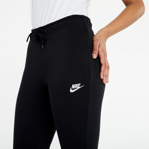 Nike Women's Mid-Rise Fleece Pants Black/ White