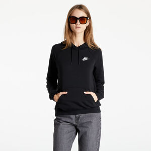 Nike Women's Fleece Pullover Hoodie Black/ White