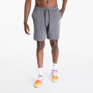 Nike Sportswear Club Jersey Shorts Charcoal Heathr/ White