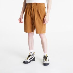 Nike Life Men's Pleated Chino Shorts Ale Brown/ White