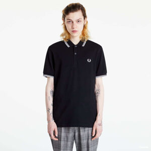 FRED PERRY Twin Tipped Shirt Black