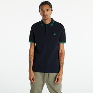 FRED PERRY Twin Tipped Shirt Navy