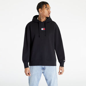TOMMY JEANS Relaxed College Pop Hoodie Black