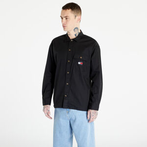 TOMMY JEANS Classic Solid Overshirt Black