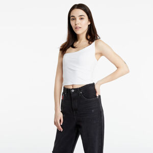 TOMMY JEANS Assymetric Strap Top White