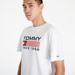 TOMMY JEANS Classic Athletic Twisted Logo Tee White