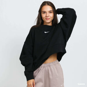 Nike Oversized Fleece Crew Sweatshirt černá