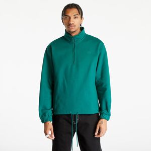 adidas Contempo Halfzip Crew Sweatshirt Collegiate Green
