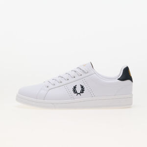 FRED PERRY B721 Leather White/ Navy