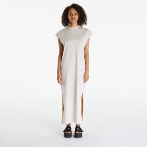 Urban Classics Ladies Long Extended Shoulder Dress Whitesand