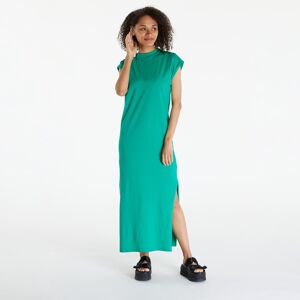 Urban Classics Ladies Long Extended Shoulder Dress Ferngreen