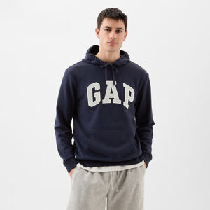 GAP French Terry Pullover Logo Hoodie Tapestry Navy