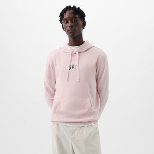 GAP French Terry Pullover Mini Logo Hoodie Light Peony
