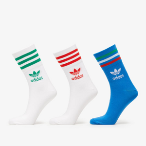 Ponožky adidas Originals Mid Cut Crew Socks 3-Pack cwhite