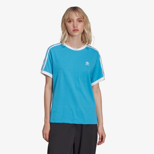 Tričko adidas Originals 3-Stripes T-Shirt tyrkysové