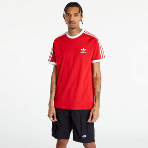 Tričko s krátkym rukávom adidas Originals 3-Stripes Tee Better Scarlet