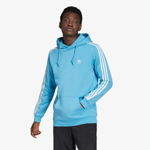 adidas Originals Adicolor Classics Trefoil 3-Stripes hoodie modrá