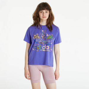 Tričko s krátkym rukávom adidas Originals Love Unites Trefoil T-Shirt fialové