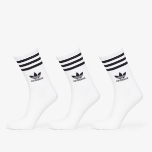 adidas Originals Mid Cut Crew Sock 3-Pack White