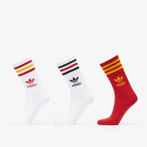 Ponožky adidas Originals Mid Cut Crew Socks biele/červené