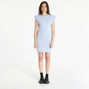 Šaty adidas Originals Muscle Fit With Logo Dress Sky Blue