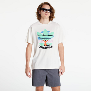 Pánske tričko adidas Originals Trefoil Tree T-Shirt krémové