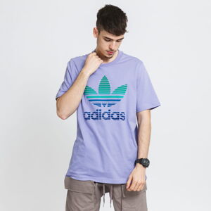 Tričko s krátkym rukávom adidas Originals Trefoil Ombré Tee fialové