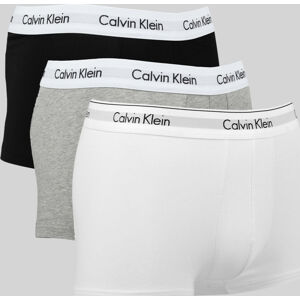 Calvin Klein 3 Pack Low Rise Trunks C/O biele / šedé / čierne