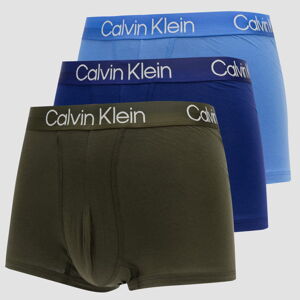 Calvin Klein 3Pack Modern Structure Trunk svetlomodré / tmavošedé / modré