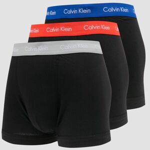Calvin Klein 3Pack Trunks Cotton Stretch čierne / modré / šedé / oranžové