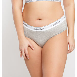 Nohavičky Calvin Klein Bikini - Slip Plus Size C/O melange šedé