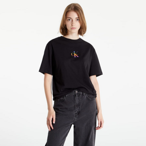 Tričko s krátkym rukávom Calvin Klein Pride UNISEX Beach T-Shirt Black