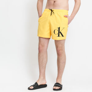 Pánske kúpacie šortky Calvin Klein CK ONE Medium Drawstring žlté