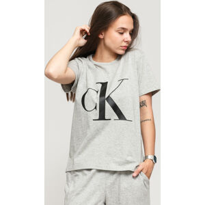 Dámske tričko Calvin Klein CK ONE SS Crew Neck Tee C/O melange šedé