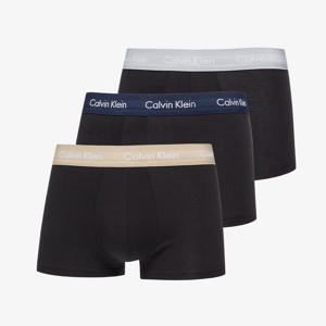 Calvin Klein Cotton Stretch Low Rise Trunk 3-Pack Shoreline/ Clem/ Travertine Wb